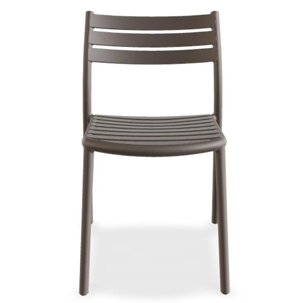 Papatya Hisar Sandalye Antrasit - Plastik Bahçe Balkon Mutfak Sandalyesi - Resim 2