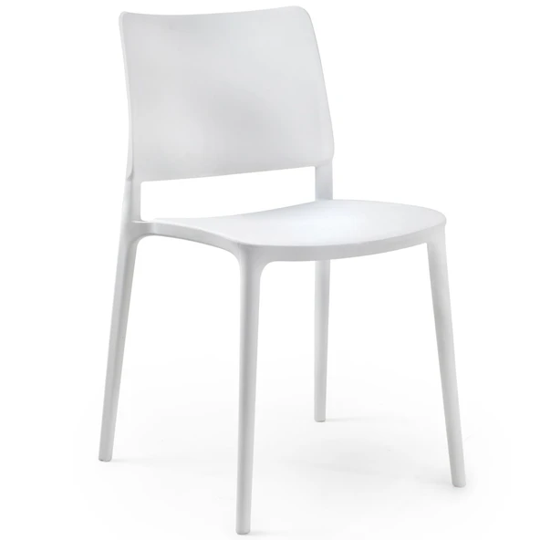 Papatya Joy Sandalye - Bahçe Balkon Mutfak Sandalyesi -Siyah - Resim 2