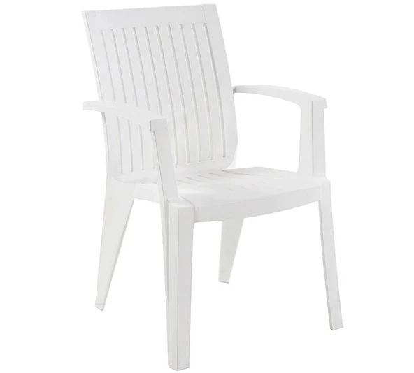 Papatya Alize Koltuk Yeşil 2li Paket - Plastik Bahçe Balkon Koltuğu - Resim 3