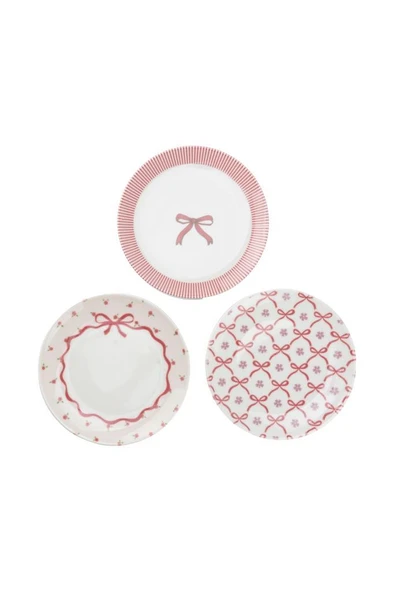 Bambum Moderna - 14 Parça Kahvaltı Takımı Ribbon - Resim 4