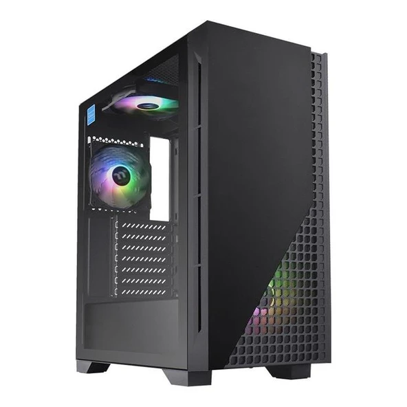 Thermaltake H330 650W ARGB Ledli 3x120mm Fanlı Tempered Glass Pencereli Oyuncu Kasası CA-3R8-65M1WE-00 ürün görseli 1