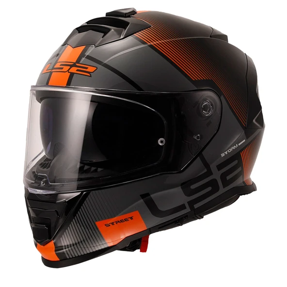 LS2 STORM 2 EPIC SİYAH-TURUNCU KASK ürün görseli