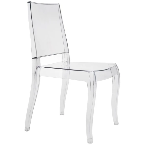 Papatya Class XC Plastik Sandalye -Transparan Şeffaf - Mutfak Sandalyesi - Resim 6