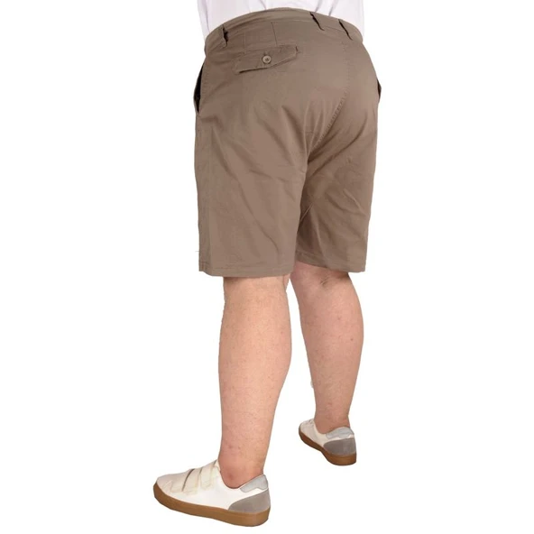 Büyük Beden Erkek Kapri Yancep Nice Classic 21402 Toprak - Resim 3