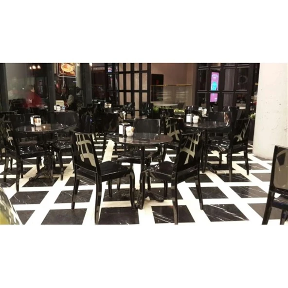 Papatya Class XC Plastik Sandalye -Transparan Şeffaf - Mutfak Sandalyesi - Resim 9