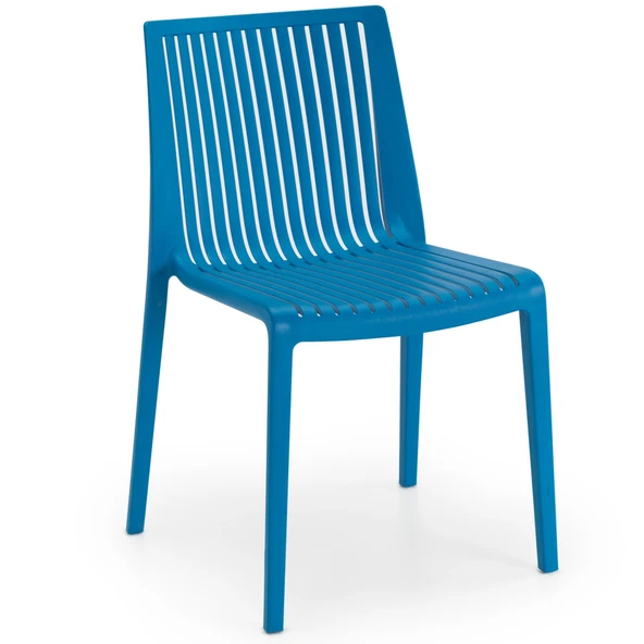 Papatya Cool Plastik Sandalye Kahve - Bahçe Balkon Mutfak Sandalyesi - Resim 6