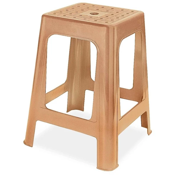 Papatya Mercan Plastik Tabure Yeşil 6lı Paket - Bahçe Balkon Taburesi - Resim 6