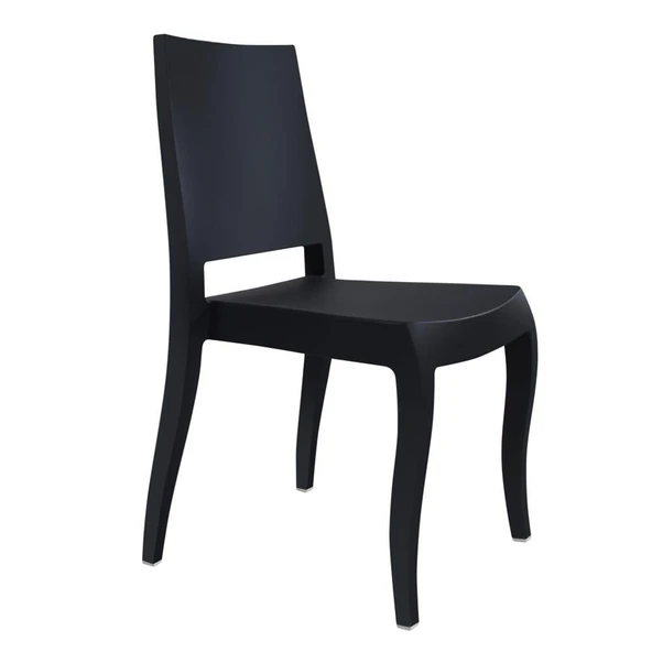 Papatya Class XC Plastik Sandalye -Transparan Şeffaf - Mutfak Sandalyesi - Resim 3