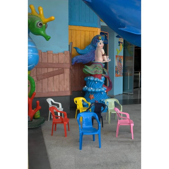 Papatya Mini Çocuk Koltuğu Mavi 2li Paket - Kreş Sandalye - Resim 8