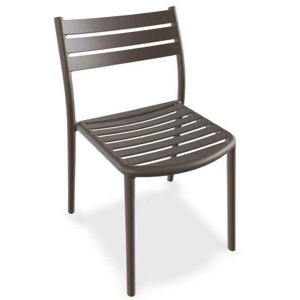 Papatya Hisar Sandalye Açık Gri 2li Paket - Plastik Bahçe Balkon Mutfak Sandalyesi - Resim 9