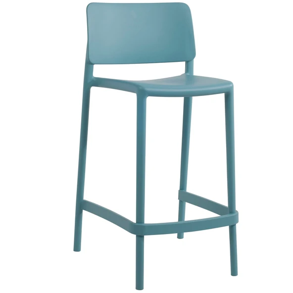 Papatya Joy Bar Sandalyesi 65 Cm Küllü Kahve - Kolçaksız - Resim 6