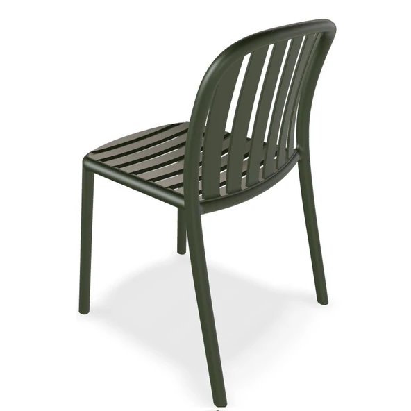 Papatya Galata Sandalye Küllü Kahve 2li Paket - Plastik Bahçe Balkon Mutfak Sandalyesi - Resim 9