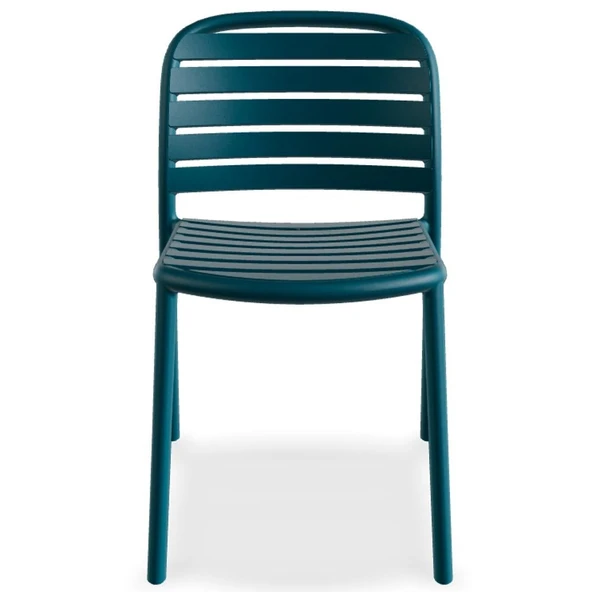 Papatya Tarabya Sandalye Marmara Mavisi 2li Paket - Plastik Bahçe Balkon Mutfak Sandalyesi - Resim 6