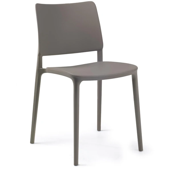 Papatya Joy Sandalye - Bahçe Balkon Mutfak Sandalyesi -Kırmızı - Resim 6