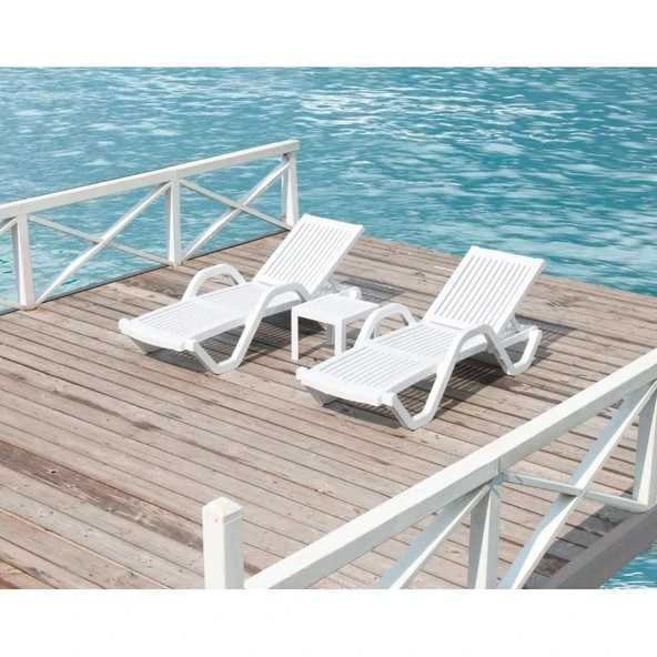 Papatya Suda Plastik Sehpa Antrasit 40x40x35 cm - Taşınabilir Demonte Yapı - Resim 7