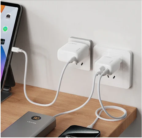 Lenyes LCH91-TC-L 20 W Lightning Kablolu Hızlı Şarj Aleti - Resim 2