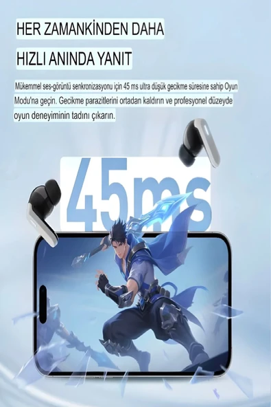 Profesyonel Kablosuz Oyuncu Kulaklık Wireless LED Işıklı Gaming Headset Hassas Ses Algılamalı RGB - Resim 4