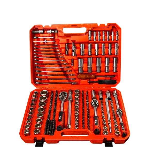 Lokma Anahtar Takımı 216 Parça Uzatma Kolu Mafsallı 1/2 3/8 1/4 Yıldız Tork Düz Set Bits Uç Allen ürün görseli