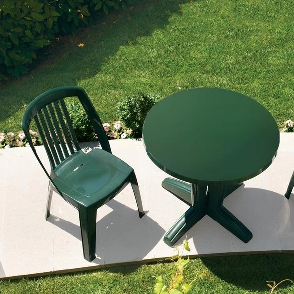 Papatya Favori Sandalye Teak - Plastik Bahçe Balkon Sandalyesi - Resim 7