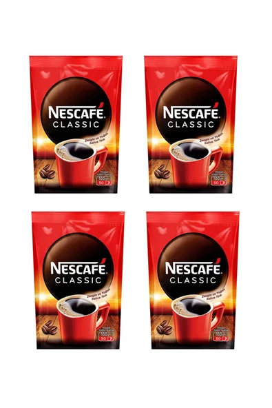 Nescafe Classic Kahve Poşet 100 Gr X 4 Adet ürün görseli