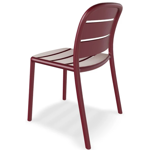 Papatya Beykoz Sandalye Antrasit - Plastik Bahçe Balkon Mutfak Sandalyesi - Resim 2