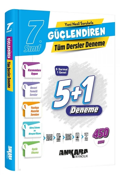 7.Sınıf Güçlendiren Tüm Dersler Deneme Sınavı ürün görseli