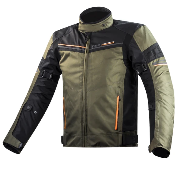 LS2 SHADOW MONT HAKİ-SİYAH-NEON TURUNCU ürün görseli