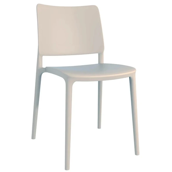 Papatya Joy Sandalye - Bahçe Balkon Mutfak Sandalyesi -Antrasit - Resim 9