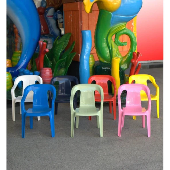 Papatya Mini Çocuk Koltuğu Sarı - Kreş Sandalye - Resim 5