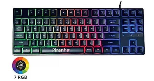 Piranha Kablolu Oyuncu Klavyesi ürün görseli 1