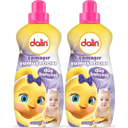 Dalin Çamaşır Yumuşatıcı Konsantre 1500 ml Düş Bahçesi (2'li Set) (Bebeklere Özel) ürün görseli 1