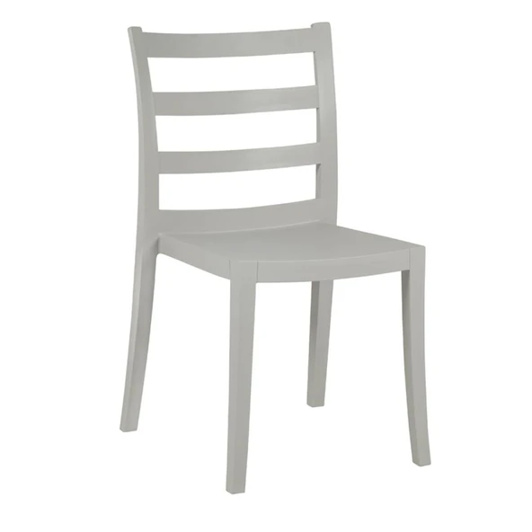 Papatya Nosta Sandalye - Bahçe Balkon Mutfak Sandalyesi Antrasit - Resim 5