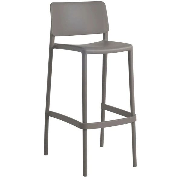 Papatya Joy Bar Sandalyesi 75 Cm Deniz Mavisi - Kolçaksız - Resim 6