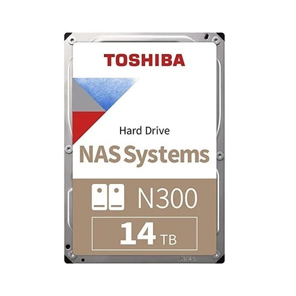 Toshiba N300 14TB 7200Rpm 512MB - HDWG51EUZSVA ürün görseli 1