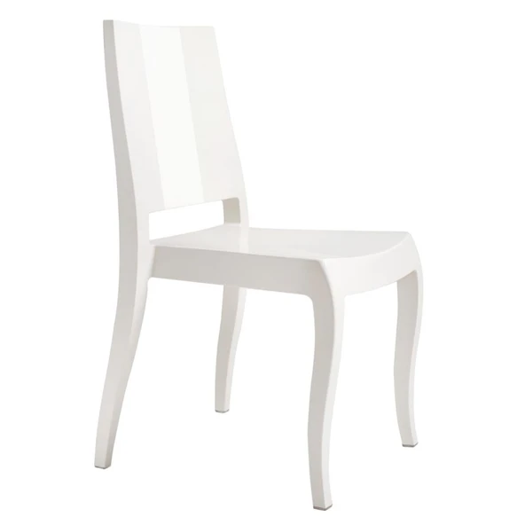 Papatya Class XC Plastik Sandalye -Transparan Şeffaf - Mutfak Sandalyesi - Resim 5