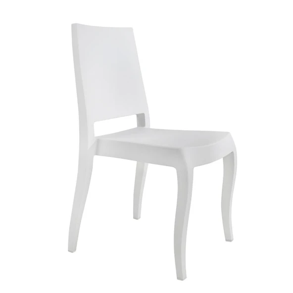 Papatya Class XC Plastik Sandalye -Transparan Şeffaf - Mutfak Sandalyesi - Resim 2