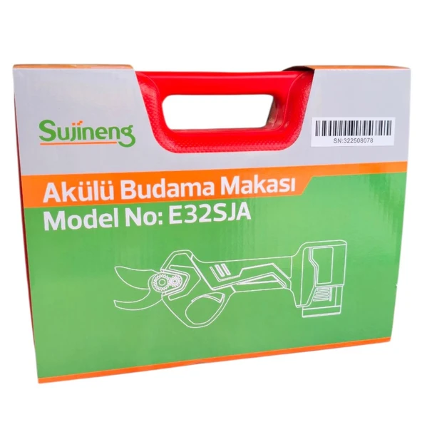 Sujineng E-32SJA Akülü LED Göstergeli Budama Makası 32 mm - Resim 3