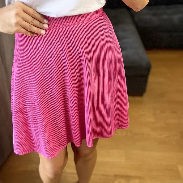 Astarlı Mini Etek - Resim 3