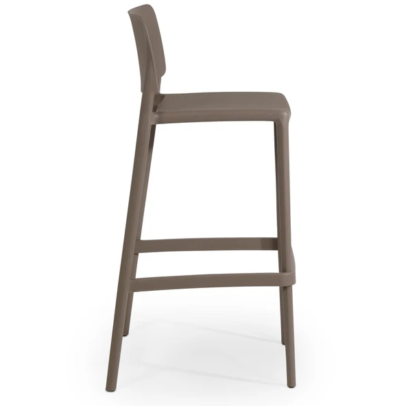 Papatya Joy Bar Sandalyesi 75 Cm Deniz Mavisi - Kolçaksız - Resim 10