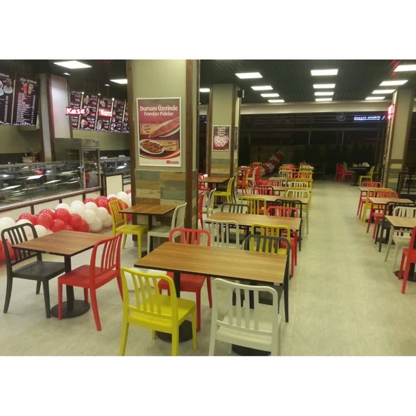 Papatya Varia Sandalye - Bahçe, Balkon, Mutfak Sandalyesi -Beyaz - Resim 10