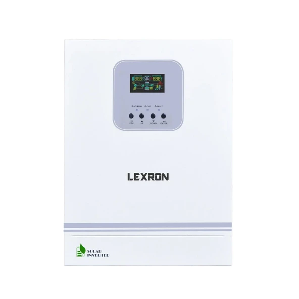 LEXRON - İnges 12 Volt 1.6 KW MPPT AKILLI TAM SİNÜS İNVERTER - 1600 WATT -12 VOLT 220 VOLT ÇEVİRİCİ - Resim 3