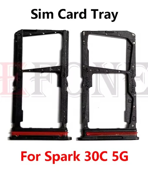 Tecno Spark 30C  Sim Kart Yuvası Tepsi Tutucu Sim Kart Okuyucu Soketi ürün görseli