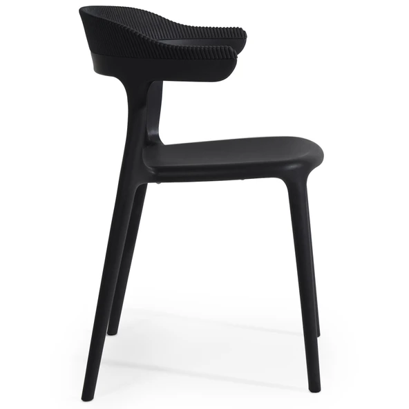 Papatya Luna Stripe Koltuk - Bahçe Balkon Mutfak Sandalyesi R.Yeşil - Resim 10