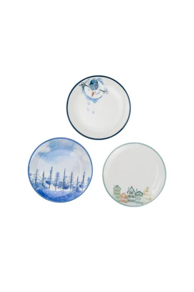 Bambum Moderna - 14 Parça Kahvaltı Takımı Winter Time - Resim 6