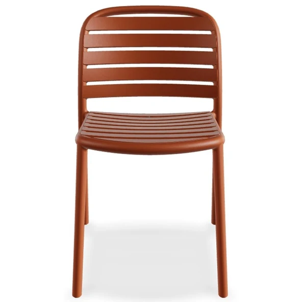 Papatya Tarabya Sandalye Marmara Mavisi 4lü Paket - Plastik Bahçe Balkon Mutfak Sandalyesi - Resim 5