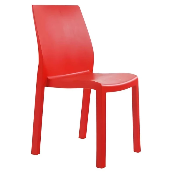 Papatya Yummy Sandalye Fildişi - Plastik Bahçe Balkon Sandalyesi - Resim 7