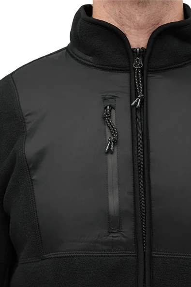 Lumberjack ML QURASAW 7ljk-153 5PR Siyah Erkek Polar Ceket 102027626 - Resim 4