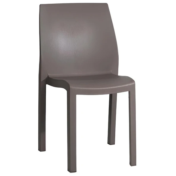 Papatya Yummy Sandalye Turuncu 6lı Paket - Plastik Bahçe Balkon Sandalyesi - Resim 10