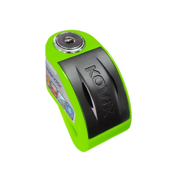 KOVIX KT6/CB-FG ALARMLI DİSK KİLİT YEŞİL ürün görseli