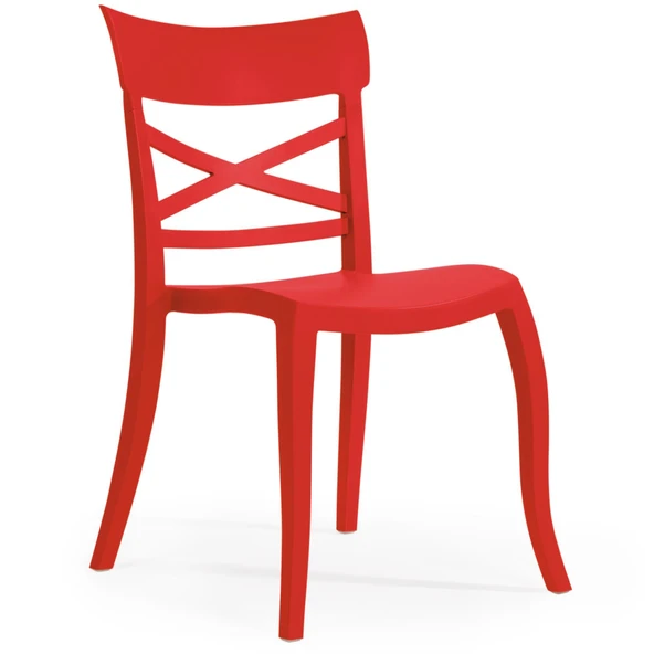 Papatya X-Sera Sandalye - Bahçe, Balkon, Mutfak Sandalyesi -Bronz Kahve - Resim 3